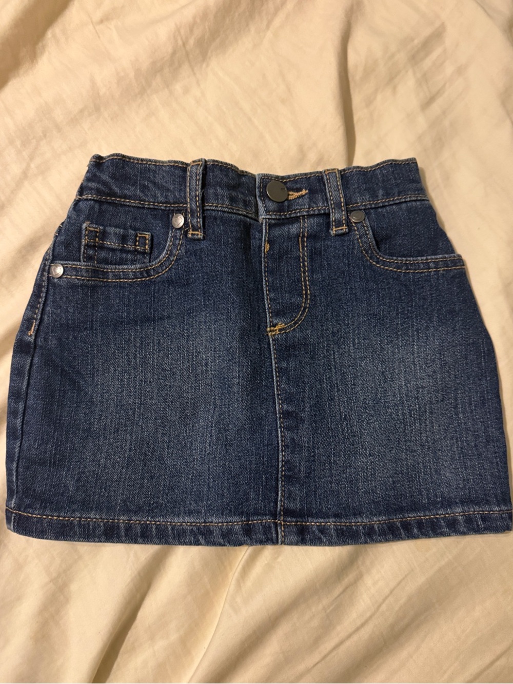 The Children's Place Dark Blue Denim Mini Skirt